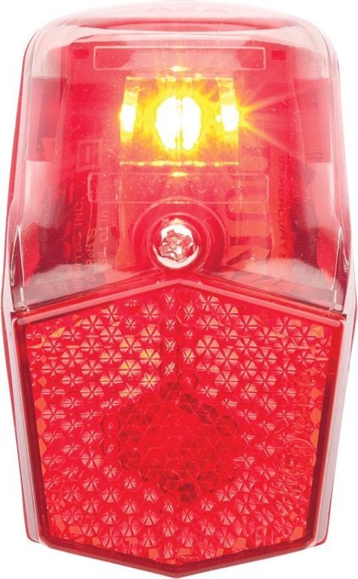 Axa Achterlicht Run Compact batterij LED 62 x 37 mm rood rood