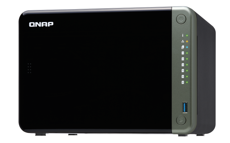 QNAP TS-653D - NAS server - 6 bays - zwart