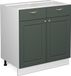 Vicco Fame-Line Armoire de salle de bain – 80 x 82 cm sans plan de travail Vert-Or Style champêtre