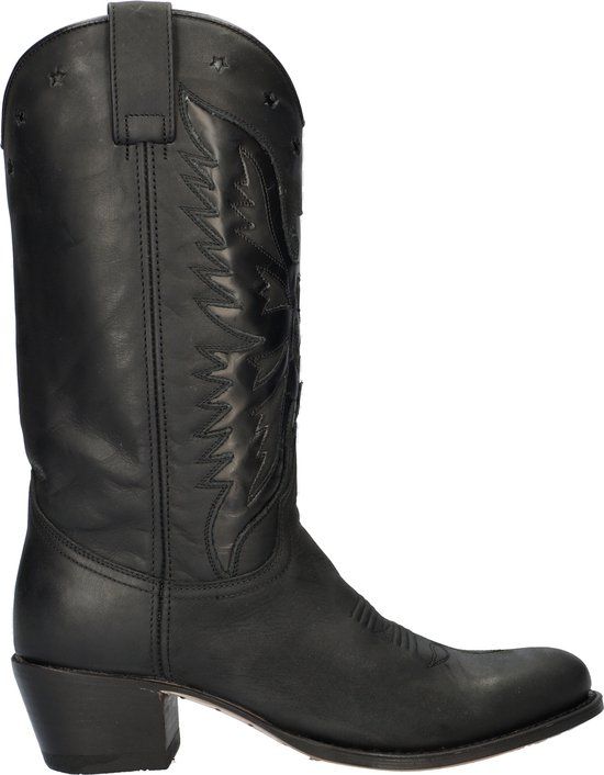 Sendra Debora 18821 dames cowboylaars - Zwart - Maat 39