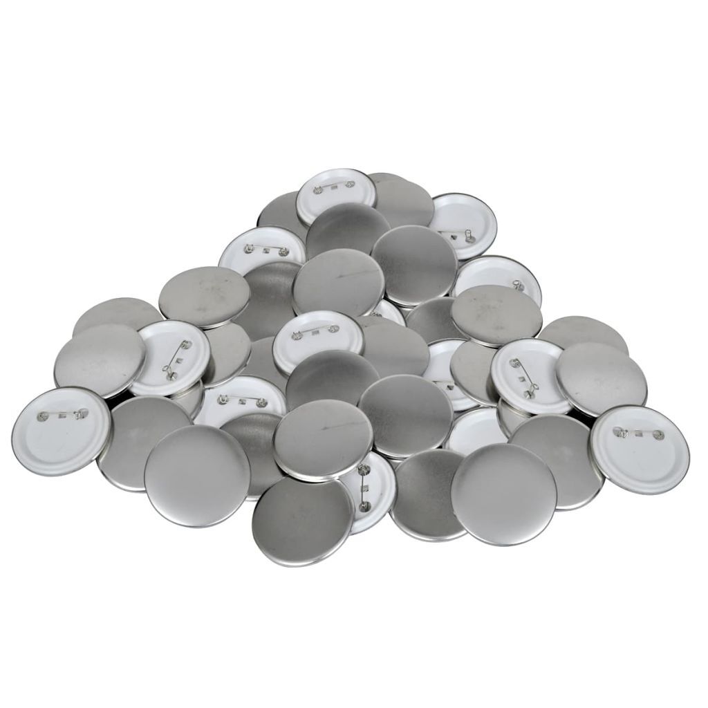 vidaXL Buttononderdelen met een diameter van 25 mm 500 sets