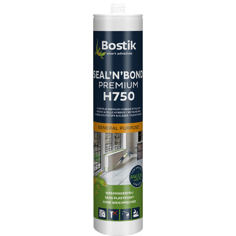 Bostik H750 Seal'N'Bond Premium Grijs 290Ml