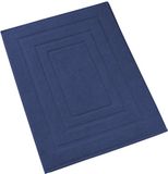 De Witte Lietaer Tapis de bain Pacifique Blue Indigo - 60 x 100 cm - Bleu - Coton