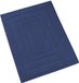 De Witte Lietaer Tapis de bain Pacifique Blue Indigo - 60 x 100 cm - Bleu - Coton