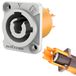 Roxtone RAC3MPO-WP frontpaneelstopcontact, IP65