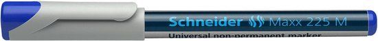 Schneider Schrijfwaren Schneider Maxx 225M universele marker (niet-permanent, vochtig afwasbaar, 1,0 mm) verpakking van 10 blauw