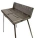 BBQ valise en bois pour extérieur