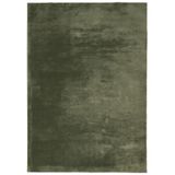 VidaXL Vloerkleed HUARTE Polyester Donkergroen Laagpolig Wasbaar 160x230 cm