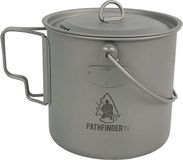 Pathfinder Titanium Bushpot met deksel (1,1 L)