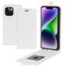 Apple Étui à Rabat Vertical iPhone 15 avec Porte-Cartes - Blanc