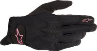 Alpinestars Stated Air Handschoenen Dames Zwart Geel Roze - Maat M