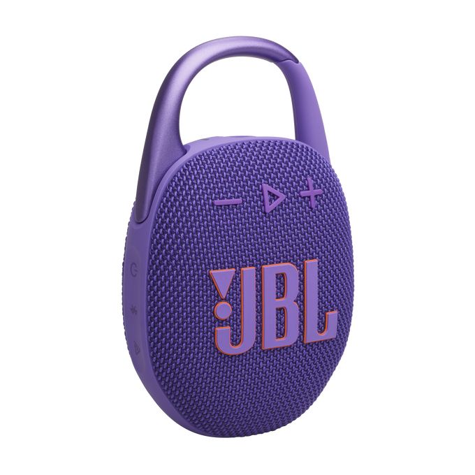 JBL Clip 5 - Paarse Draagbare Bluetooth Speaker