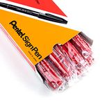 Pentel S520 Sign Pen vezelpunt lichtblauw 12 stuks