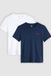 Levi's T-shirt à col rond graphique - Lot de 2 - Hommes - L - Multicolore / Blanc / Bleu