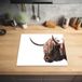 Merkloos KitchenYeah® Inductie beschermer 59x51 cm - Schotse Hooglander - Inductiebeschermer