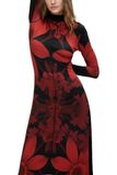 Desigual Vest_Atenas Robe pour femme, Noir, M