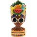 Bloemenvaas, Dekohelden24 Bloemenvaas, decoratieve vaas, tafelvaas, gezicht vaas, vrouwen bloempot met zonnebril en fruit, decoratieve keramische bloempot, veelkleurig, maat: L/B/H