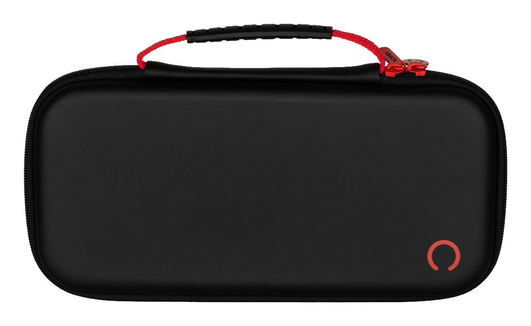 Konix 61889000085 Hardshell Draagtas voor Nintendo Switch, Switch OLED - Zwart, Rood
