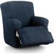 ECOMMERC3 Relaxzetelhoes voor gewrichten, bi-elastisch, met schuimbevestiging, bekleding voor relaxstoel, blauw, ademend en robuust