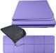 Relaxdays Yogamat antislip - 6 mm - opvouwbaar - met tas - paars