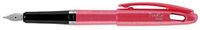 Pentel Tradio Iridescence vulpen, 12 stuks, roze met blauwe inkt