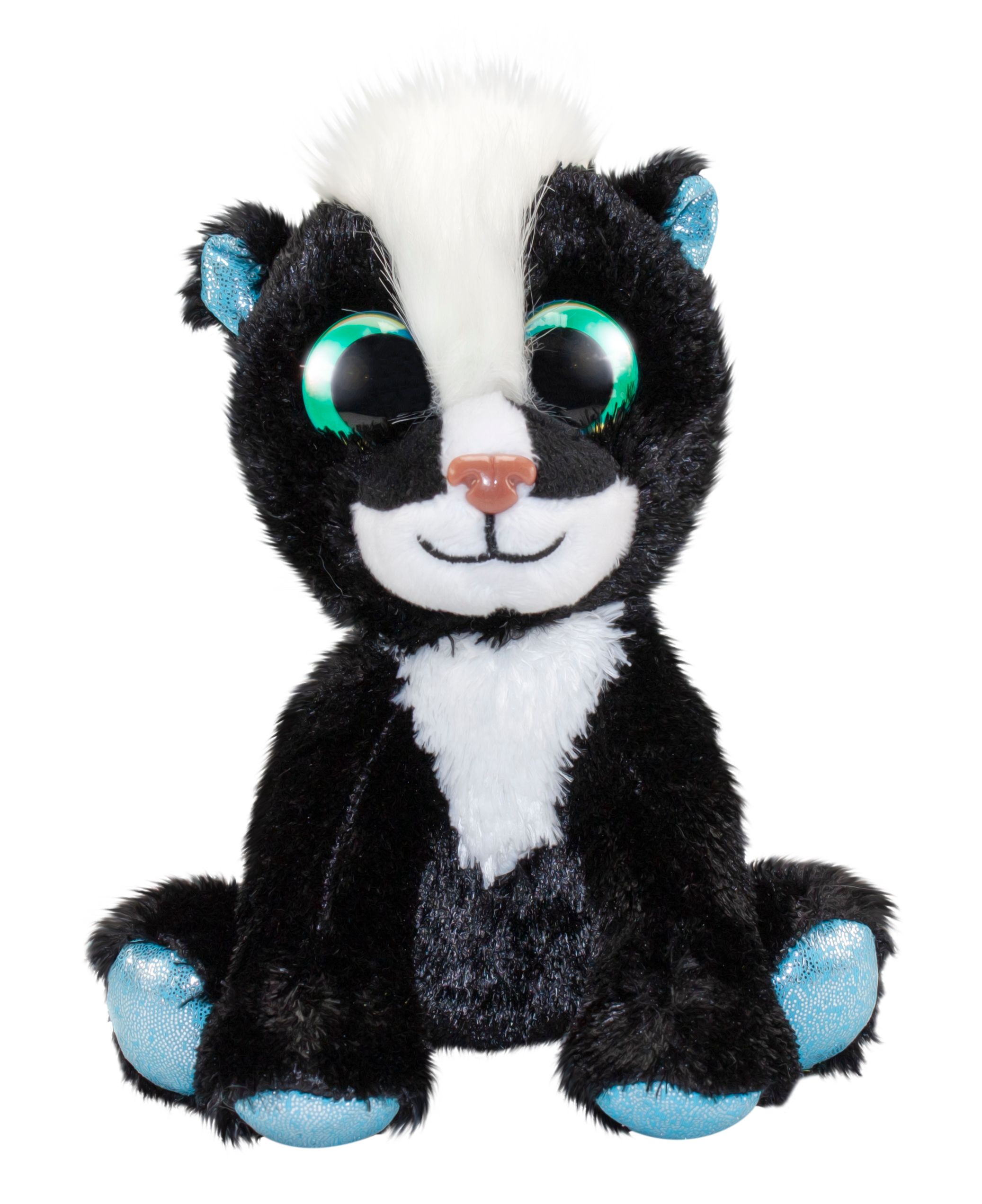 Lumo Stars Stinky - Knuffel - Zwart - 15 cm - Unisex - 3+ jaar