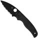 Spyderco Shaman Lightweight C229SBBK DLC CTS-BD1N, Black FRN, couteau à cran d'arrêt, Sal Glesser design