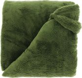Unique Living Plaid Justin - Polyester - Groen - 150x200 cm
