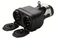 HELLA Adapter, stopcontact - 12V - van 15-polig naar 7-polig - Lengte: 155mm - Materiaal kunststof - zwart - DIN/ISO: 1724 N-Typ/1298 N-Typ/3731 S-Typ/1185 N-Typ - Hoeveelheid: 1-8JA 005 952-061