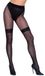 Cottelli Legwear Panty Over Knie 2 Zwart