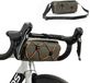 Sacoche de guidon vélo 2,2 litres - Avec bandoulière - Bleu foncé