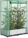 Maison Exclusive - Lit de jardin surélevé avec abri, aspect rotin, 80x40x123 cm