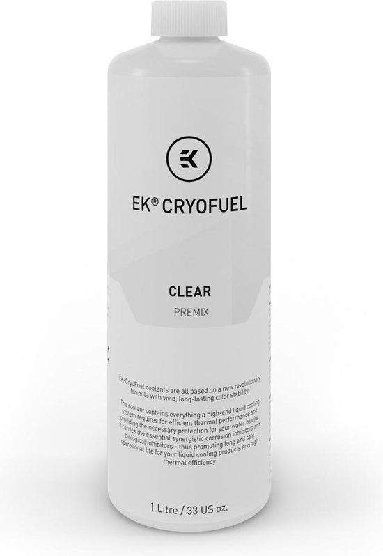 EK Water Blocks EK-CryoFuel Clear Premix 1L Transparant