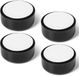 Sotech 8 stuks meubelvoet Golf, zwart, diameter: 53,5 mm, hoogte: 23,5 mm verstelbaar