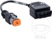 HELLA GUTMANN câble adaptateur, pour motos, Harley-Davidson, 4 broches