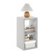 Furinno Cubicle open rug decoratieve kubus opbergorganizer, 2-kubus, lichtgrijs