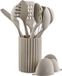 bjorn Set d'ustensiles de cuisine en bois et silicone GUNNAR - 11 pièces
