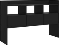 vidaXL Dressoir 105x30x70 cm bewerkt hout zwart
