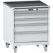 Commode mobile 36x36E - 717x725x890mm