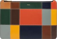 FOSSIL Pochette Marron Patchwork multicolore