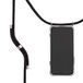 KNOK Telefoonhoesje met koord, compatibel met Apple iPhone 12 / iPhone 12 Pro, siliconen hoes met band, telefoonhoes voor smartphone om om te hangen, transparante case met koord, beschermhoes met