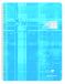 Clairefontaine 68396C Pak met 10 Spiraalschriften Slechtzienden - 24x32 cm - 100 Pagina's Grote Zwarte Ruitjes Uitvergroot - Wit Papier 90 g - Omslag Gecoat Karton - Willekeurige Kleuren