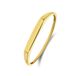 Lucardi 14 karaat geelgouden ring met bar - Ring - 14 Karaat Goud - Geelgoud - 17.50 / 55 mm
