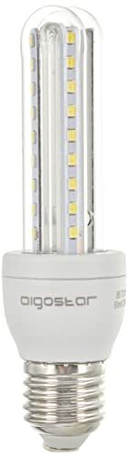 Aigostar LED-lampen, T3, 2U, 8 W, groot schroefdraad en koud licht, E27