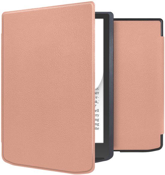 imoshion Ploonk Ereader Hoes - Geschikt voor Pocketbook InkPad 4/Pocketbook InkPad Color 3 - Rosé goud