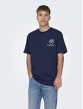 ONLY&SONS ONSPOPEYE LIFE LIC REG SS TEE Homme T-shirt Bleu marine Coton L
