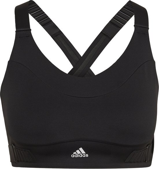 adidas Performance FastImpact Luxe Run High-Support Beha - Dames - Zwart- XS A-C