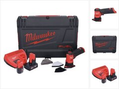 Milwaukee M12 FDSS-422X 12V Li-ion Accu Subcompacte Delta Schuurmachine Set (1x 4.0Ah & 1x 2.0Ah) In HD Box