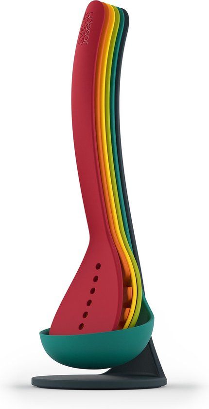 Joseph Joseph Nest 5-delige keukengerei set met houder - Multicolor