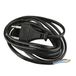 UNITEC Euro-voedingskabel H03VVH2-F2x0,75mm², 2 meter, zwart
